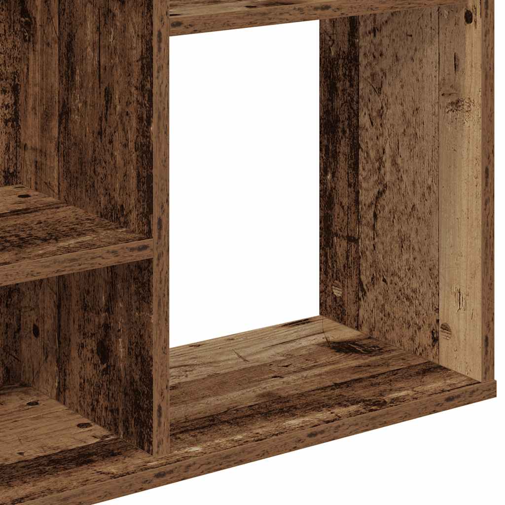 Room Divider/Book Cabinet Old Wood 100x24x140 cm Engineered Wood